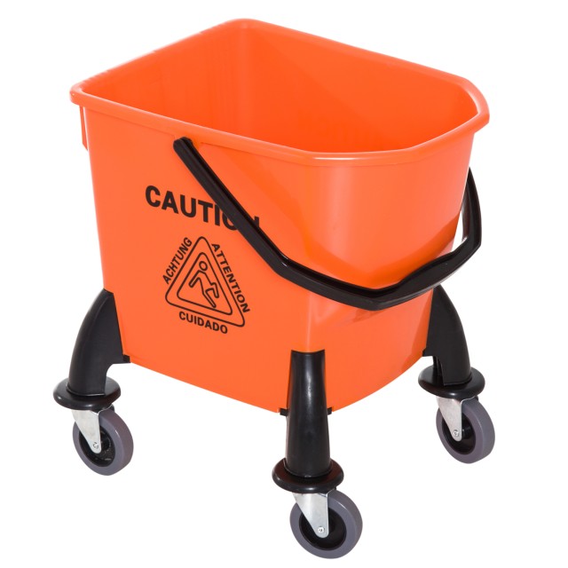 Homcom Professional Cleaning Cart with αφαιρούμενο Wringer και ρόδε...