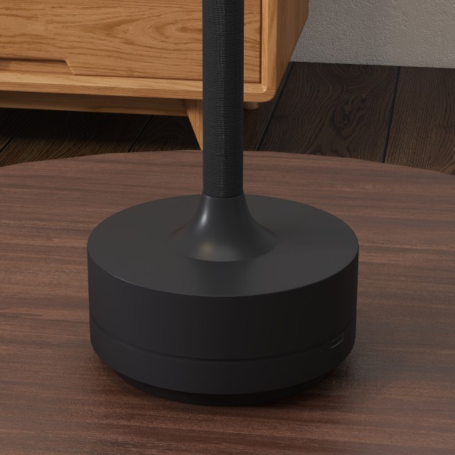 HOMCOM Wireless Lamp Touch LED Light 3 Tones και επαναφορτιζόμενη μπαταρία, Ø13x28,5cm, Μαύρο B31-454V00BK