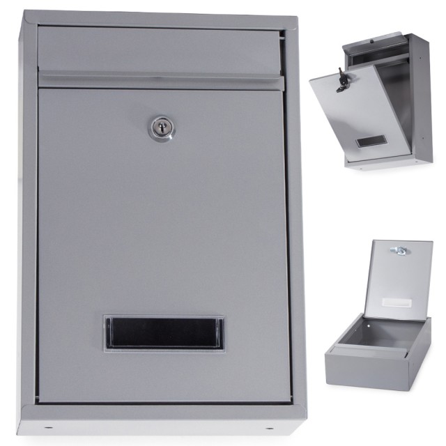 Ανοξείδωτο Γραμματοκιβώτιο 21.5 x 32 x 8.5 cm Γκρι 5907451321607 Verk Group