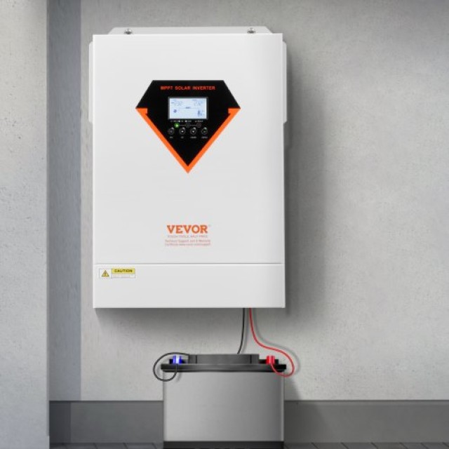 VEVOR Υβριδικός Ηλιακός Αντιστροφέας 6000W 230V WIFI 120A MPPT LWGPNKYTJ23038TOPV7