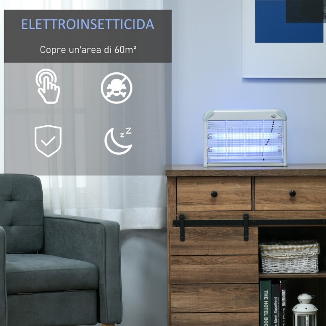 Outsunny Electric Mosquito Lamp 20W, 37,5x8,5x26,5cm 849-011