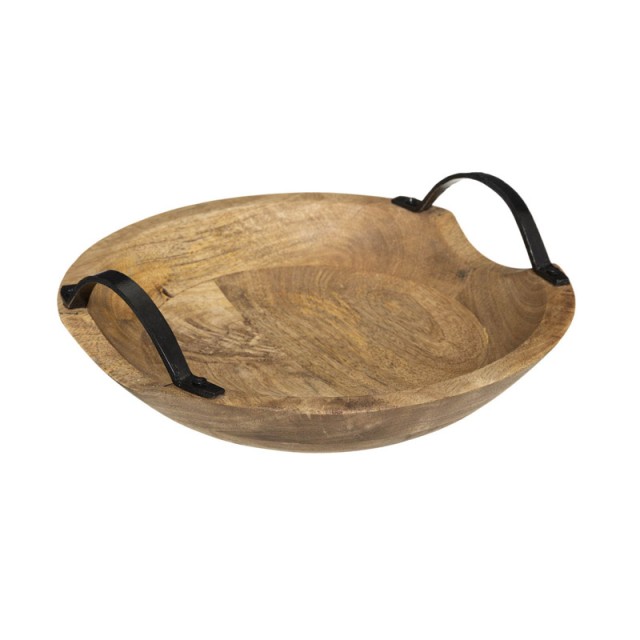 Διακοσμητικό Ξύλινο Μπολ 29 x 10.5 cm Wild Atmosphera 182263