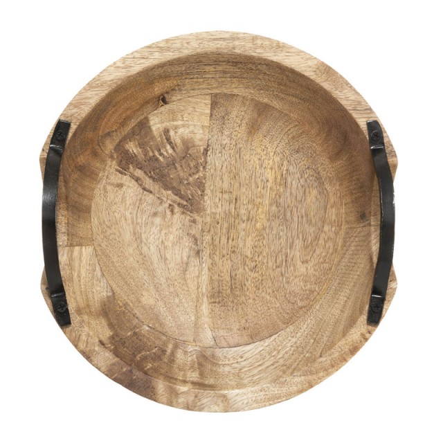 Διακοσμητικό Ξύλινο Μπολ 29 x 10.5 cm Wild Atmosphera 182263