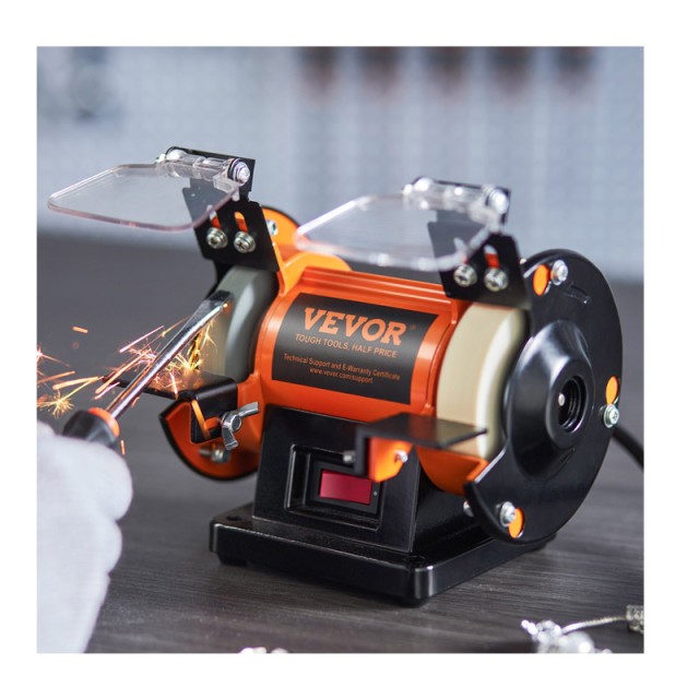 Δίδυμος Τροχός - Λειαντήρας Πάγκου 50 W VEVOR STPGJ32850RPMUEBNV2