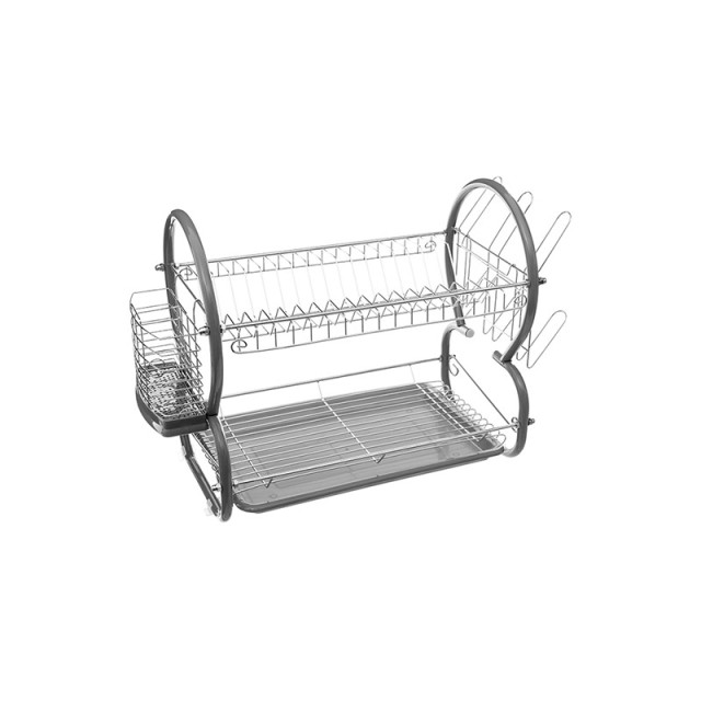 Διώροφη Μεταλλική Πιατοθήκη Στεγνωτήριο 51 x 24 x 38.5 cm 5Five Sim... Διώροφη Μεταλλική Πιατοθήκη Στεγνωτήριο 51 x 24 x 38.5 cm 5Five Sim...