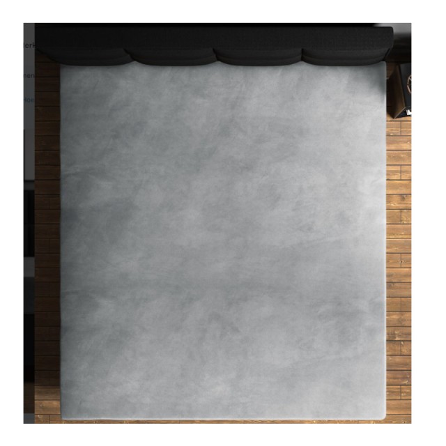 Διπλό Βελούδινο Σεντόνι με Λάστιχο 140 x 200 cm Χρώματος Γκρι Sleeptime 8720578055296