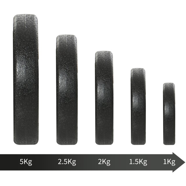 HOMCOM Set Dumbbells Gym 50kg Ρυθμιζόμενο κιτ Βαρών Bodybuilding με 12 Λαστιχένια Δίσκους Μαύρο B1-0127