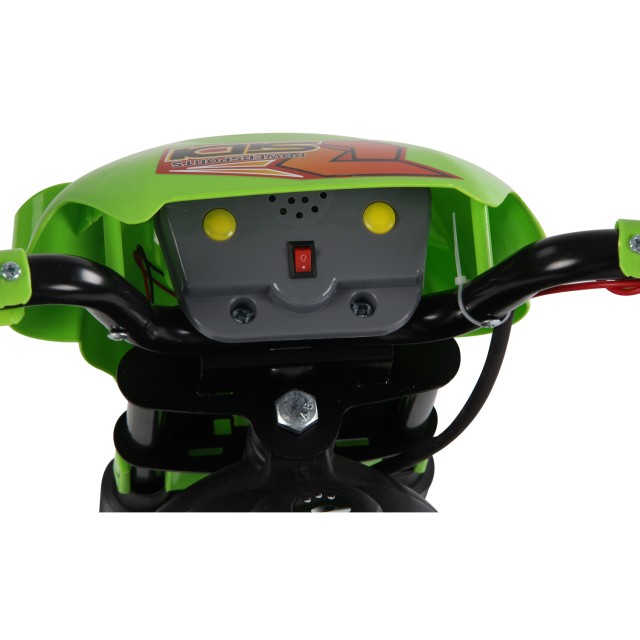 HomCom Electric Motocross ποδήλατο για παιδιά με ρόδες, πράσινο 301-043GN