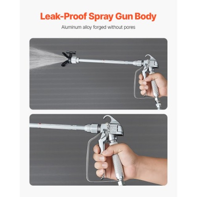 VEVOR Σετ Πιστολιού Βαφής Χωρίς Αέρα 3600PSI με Σωλήνα και Ράβδους Επέκτασης Φίλτρων GYWQPTJRGJPJ60PDZV0
