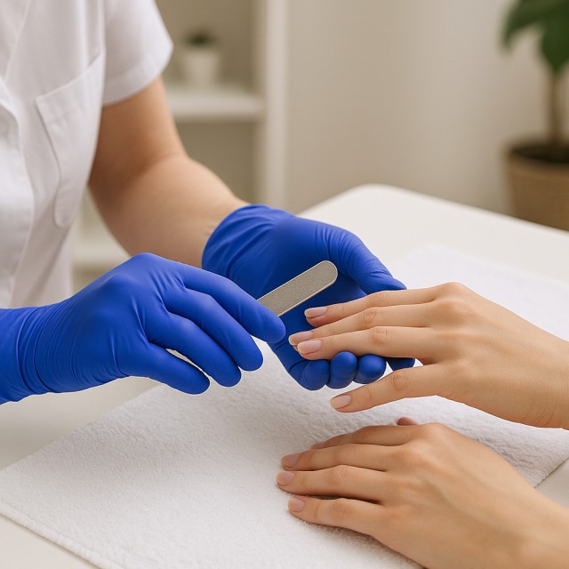 BAKAJI 1000 x Μπλε Κοβάλτιο Νιτριλίου Γάντια Μίας Χρήσης Χωρίς Πούδ...