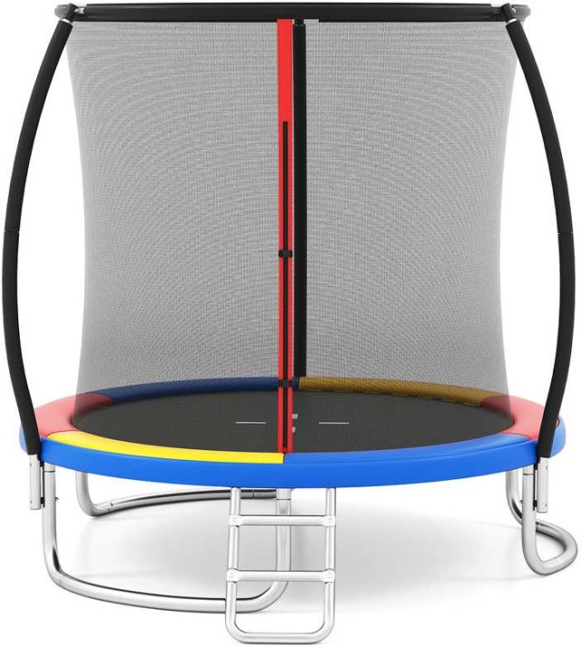 Costway  Παιδικό Τραμπολίνο Κήπου Ø244 cm με Σκάλα & Δίχτυ Ασφαλεία... Costway  Παιδικό Τραμπολίνο Κήπου Ø244 cm με Σκάλα & Δίχτυ Ασφαλεία...