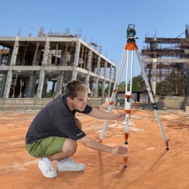 VEVOR Τρίποδο για Laser Level, Ρυθμιζόμενο Ύψος 42-166 cm, Σπείρωμα 5/8-11  JZSJJZYSSTS02U6QMV0