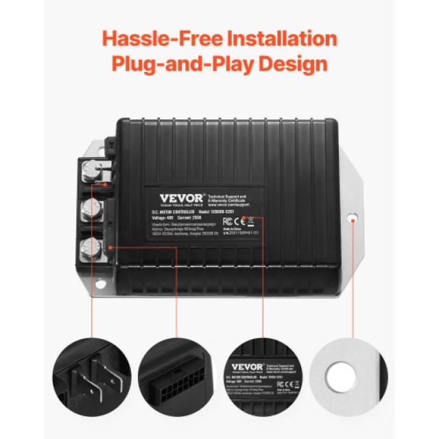 VEVOR Ελεγκτής Ταχύτητας 48V 250A για EZGO TXT 1206HB-5201 QCSDKZQX... VEVOR Ελεγκτής Ταχύτητας 48V 250A για EZGO TXT 1206HB-5201 QCSDKZQX...