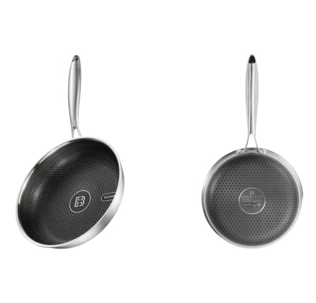 Edenberg Τηγάνι από Ανοξείδωτο Ατσάλι 30cm με Αντικολλητική Επίστρω... Edenberg Τηγάνι από Ανοξείδωτο Ατσάλι 30cm με Αντικολλητική Επίστρω...