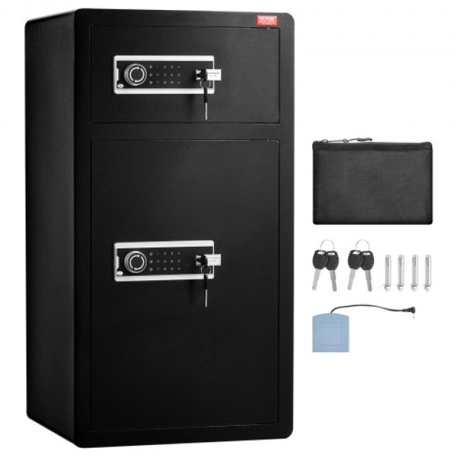 VEVOR Διπλή Πόρτα Χρηματοκιβώτιο 7.2 cu.ft με Κλειδαριά και Κωδικό Μαύρο  LMBXXLS782CUWAFUQV9