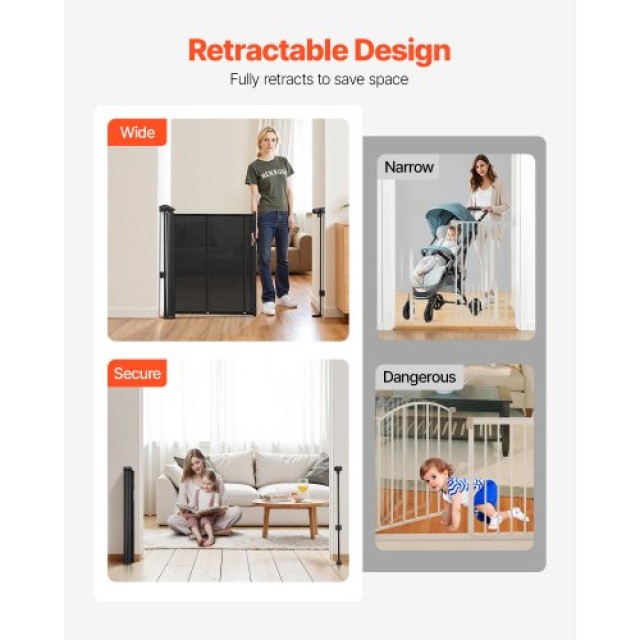 VEVOR Μαύρη Αναδιπλούμενη Πύλη Ασφαλείας για Παιδιά και Κατοικίδια ... VEVOR Μαύρη Αναδιπλούμενη Πύλη Ασφαλείας για Παιδιά και Κατοικίδια ...