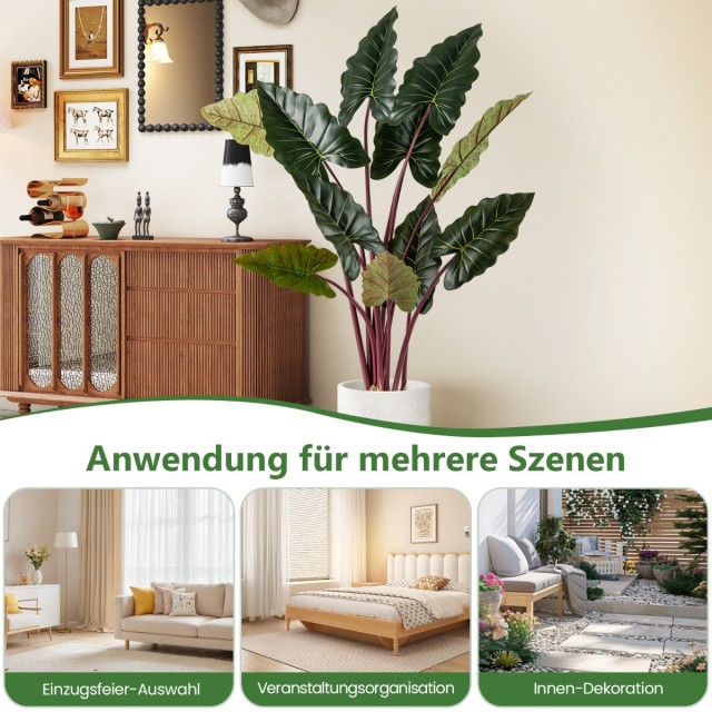 Costway 160 εκ Τεχνητό Δέντρο με 11 Φύλλα και Κλαδί Ουράνιο Τόξο HZ...