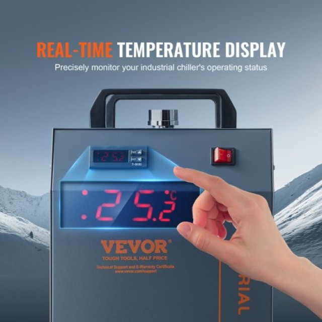 VEVOR  Βιομηχανικός Ψύκτης Νερού CW-5200 για Μηχανή Χάραξης CO2 GYLSJYSJS7L1LBEPIV2