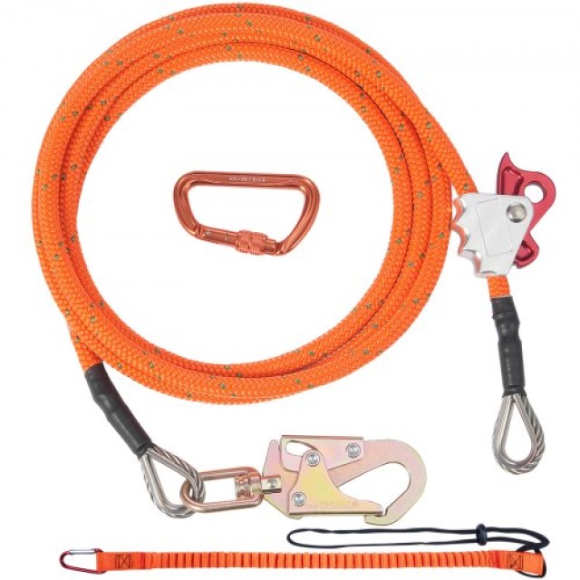 VEVOR Ράχγκος Κορμός Ατσάλινης Καρδιάς 16mm 3.6m για Ασφάλεια πτώση...