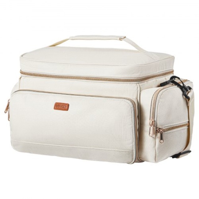 VEVOR Τσάντα Θήλαστρου με Αδιάβροχο Υπόστρωμα, 35x25.5x21 εκ, Μπεζ ... VEVOR Τσάντα Θήλαστρου με Αδιάβροχο Υπόστρωμα, 35x25.5x21 εκ, Μπεζ ...