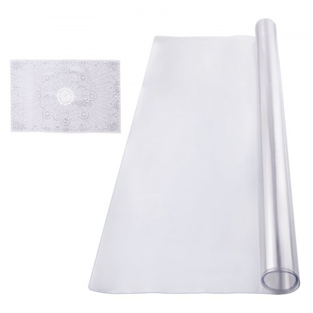Διαφανές Προστατευτικό Τραπεζιού VEVOR PVC 54x54 εκ. 2.0mm  ZFXPVCZB54X5ITNPIV0