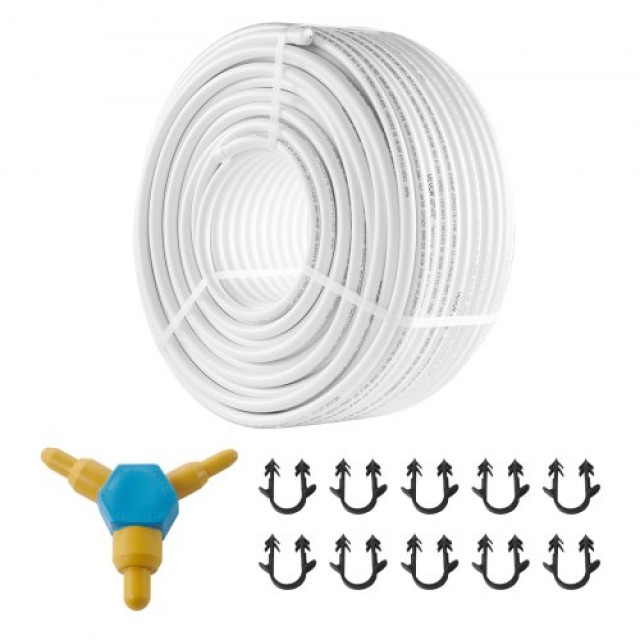 VEVOR Σωλήνας PEX-AL-PEX 328ft, 5/8 Διάμετρος, Σύνθετος Σωλήνας Δαπέδου με Φράγμα Οξυγόνου  LSGBSDDLP1007S1NQV0