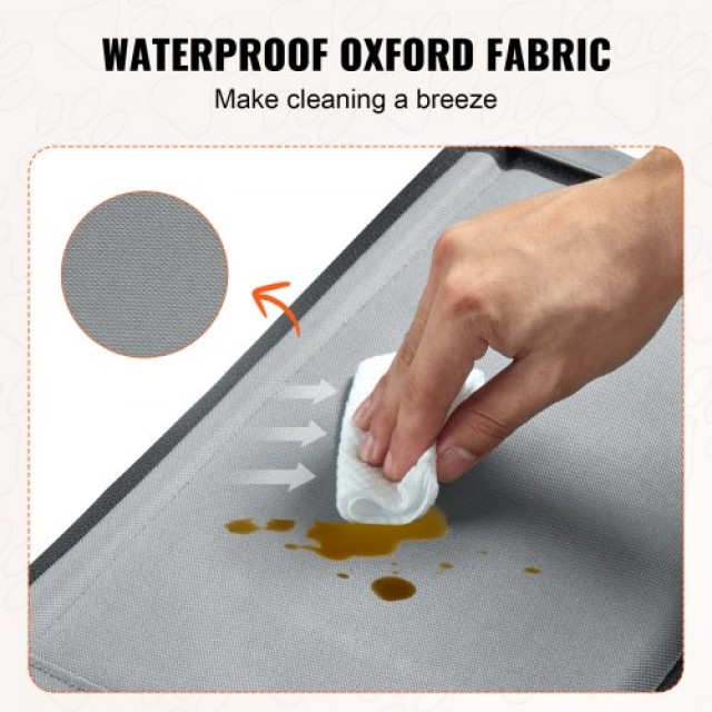 VEVOR Κάθισμα Αυτοκινήτου για Σκύλους έως 18 kg Γκρι CWZGQCZYHSKJX... VEVOR Κάθισμα Αυτοκινήτου για Σκύλους έως 18 kg Γκρι CWZGQCZYHSKJX...