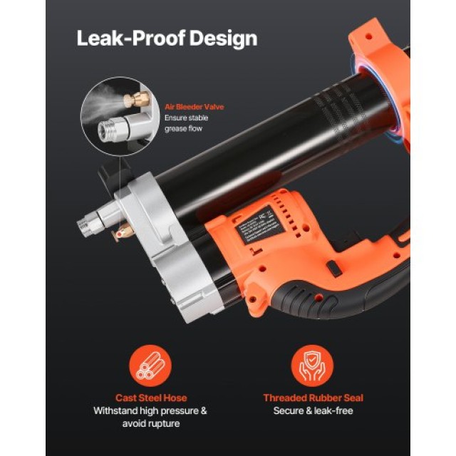 VEVOR Ασύρματο Πιστόλι Γράσου 8000 PSI 20V (Μόνο Εργαλείο) WSHYQLJD...