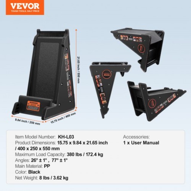 VEVOR Ισορροπιστής Σκάλας 380lbs με Αποθήκευση για Ανώμαλο Έδαφος  XPTZDPQPP0002LRRXV0