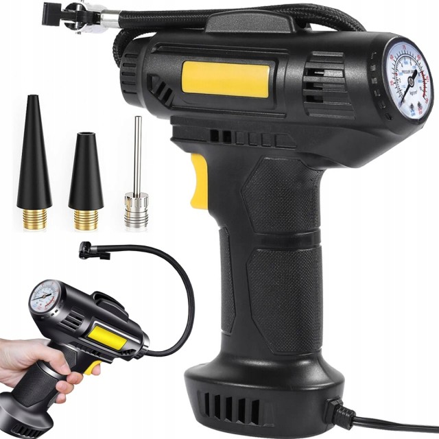Verk Group Φορητός Αεροσυμπιεστής Αυτοκινήτου 12V 150PSI με Τρόμπες...