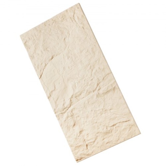 VEVOR Πάνελ Τοίχου 3D 4τμχ 48x24 PU Όψη Πέτρας Κίτρινο 32τ.π. Κάλυψης PU3DQBTRFSFT8BTQ4V0