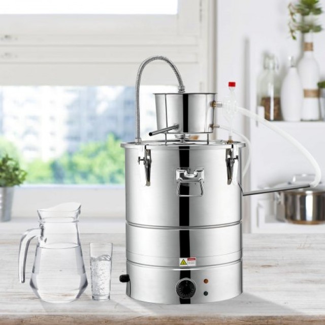 VEVOR  Αποστακτήρας Αιθέριων Ελαίων 13L με Θάμπερ & Αντλία Νερού  DLNTZLQYYS50LEHB5V2