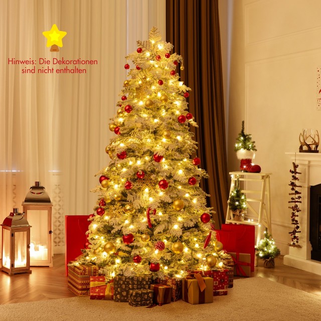 Costway Χριστουγεννιάτικο Δέντρο 180 εκ. με 260 LED Φώτα και 616 Κλ... Costway Χριστουγεννιάτικο Δέντρο 180 εκ. με 260 LED Φώτα και 616 Κλ...