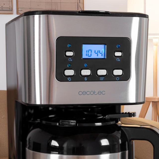 CECOTEC  Καφετιέρα Φίλτρου Coffee 66 Drop & Thermo Time, Ανοξείδωτη, Χωρητικότητα έως 10 Φλιτζάνια  CEC-00274