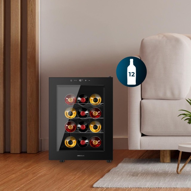 Cecotec Συντηρητής Κρασιών Bolero GrandSommelier 1255 CoolCrystal, ... Cecotec Συντηρητής Κρασιών Bolero GrandSommelier 1255 CoolCrystal, ...