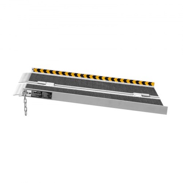 VEVOR Φορητή Ράμπα Αμαξιδίου 2ft, 800 lbs, Αντιολισθητική Αλουμινίου, Πτυσσόμενη για Σκάλες & Πόρτες  ZDKMJPD24YC1YF5QCV0