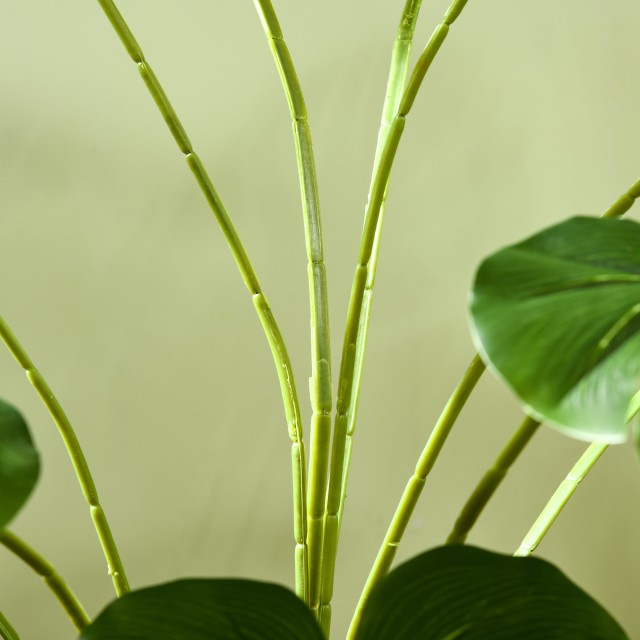 HOMCOM Τεχνητό φυτό Monstera Ύψος 180 cm για εσωτερική και εξωτερική χρήση με γλάστρα 830-800V01GN