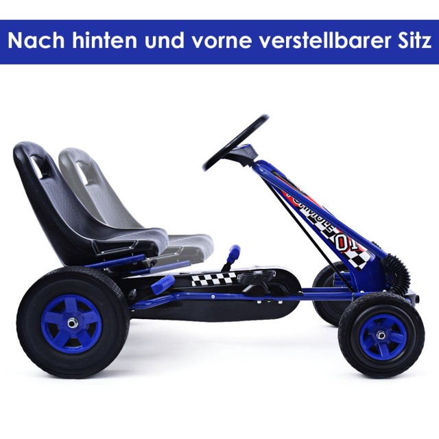 Costway  Παιδικό Ποδήλατο Go-Kart με Ρυθμιζόμενο Κάθισμα και Χειρόφ...