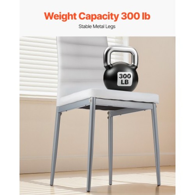 VEVOR Σετ 6 Μοντέρνες Καρέκλες Τραπεζαρίας με Μαξιλάρι & Μεταλλικά ... VEVOR Σετ 6 Μοντέρνες Καρέκλες Τραπεζαρίας με Μαξιλάρι & Μεταλλικά ...