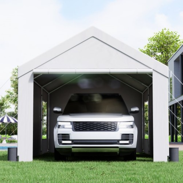 VEVOR  Βαρέως Τύπου Στέγαστρο 12x20 ft με Αφαιρούμενα Πλευρικά Τοιχώματα και Αεριζόμενα Παράθυρα FBSJS812X20FTRC3TV0