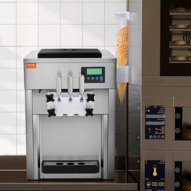 Μηχανή Παγωτού VEVOR 20L/H 3 Γεύσεων Επιτραπέζια  TMSRBQLJAJWSYC2RIV2