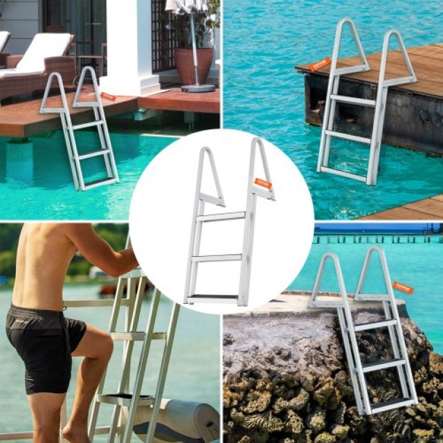 Σκάλα VEVOR 3 σκαλοπατιών 159 kg αφαιρούμενη 610x455x1225 mm  MTXTCXSJFHXJDFX4BV0