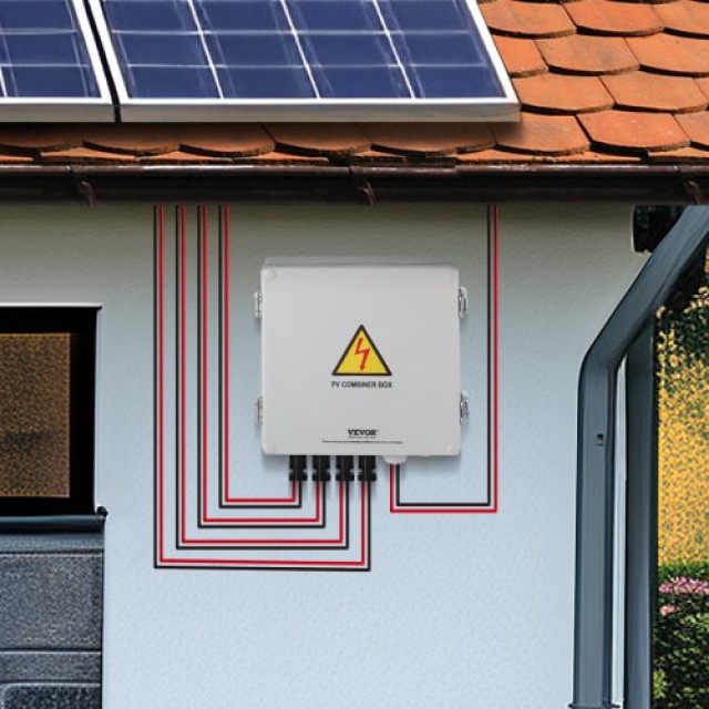 Κουτί Συνδυασμού Ηλιακών 4 Σειρών VEVOR 10A IP65  GFHLX4HL10ASCPG1OY3