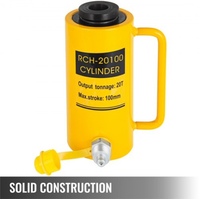 20T 100mm Κύλινδρος Υδραυλικός με Κοίλο Έμβολο  QJD20T100MMKXYY01V0