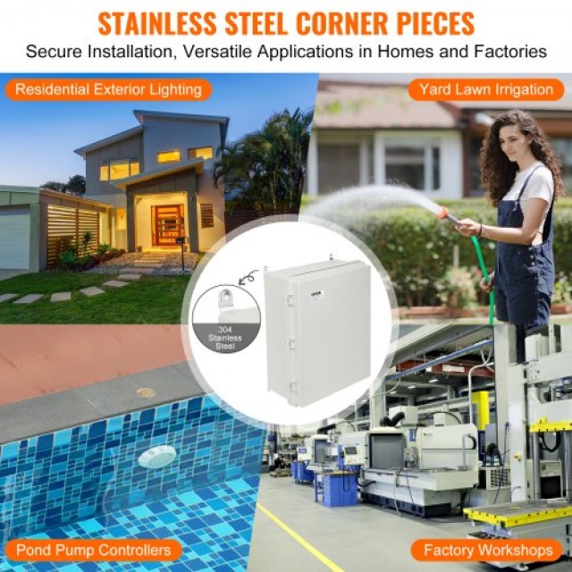 Κουτί Ηλεκτρικών Συνδέσεων VEVOR Εξωτερικού Χώρου, 53x43x20cm, ABS ...