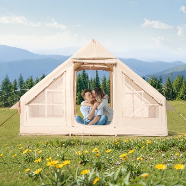 VEVOR Φουσκωτή Σκηνή Glamping 3-5 Ατόμων με Αντλία Εύκολη Στήσιμο KJZP321MCQWZILCOXV0