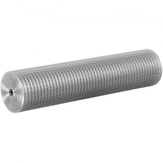VEVOR Πλέγμα Σύρματος 1/2, 24x25, 19 Gauge, Γαλβανισμένο για Κοτέτσια & Κήπο  DXGSWL24IN25CF4GSV0