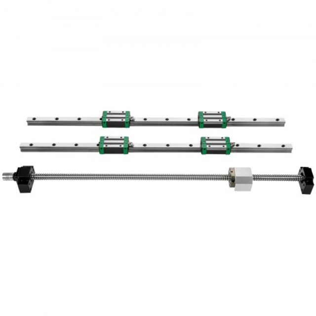 VEVOR Οδηγός Γραμμικής Κίνησης HGR20 1700mm με RM1605 1700mm και Κιτ BF12/BK12 για CNC Router/Τόρνους/Φρέζες ZXDGTZHGR20-17001V0