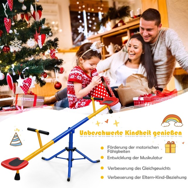 Costway  Διθέσια παιδική τραμπάλα μεταλλική καρουζέλ 182 x 29 x 86 ... Costway  Διθέσια παιδική τραμπάλα μεταλλική καρουζέλ 182 x 29 x 86 ...