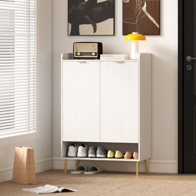 HOMCOM Οργανωτής Παπουτσιών Εξοικονόμησης Χώρου για 24 Ζευγάρια 75 ...